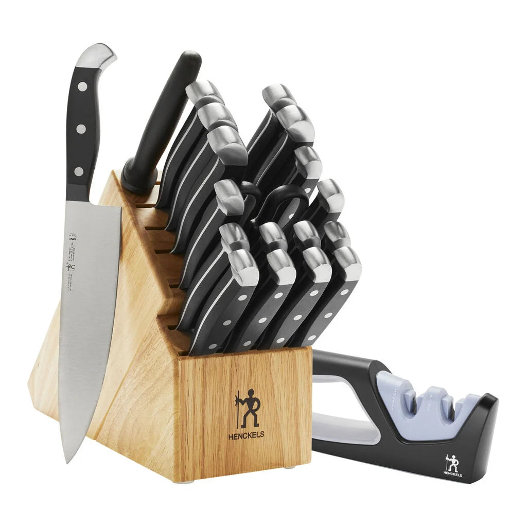 21-pc, Knife Block Set w/Bonus Sharpener