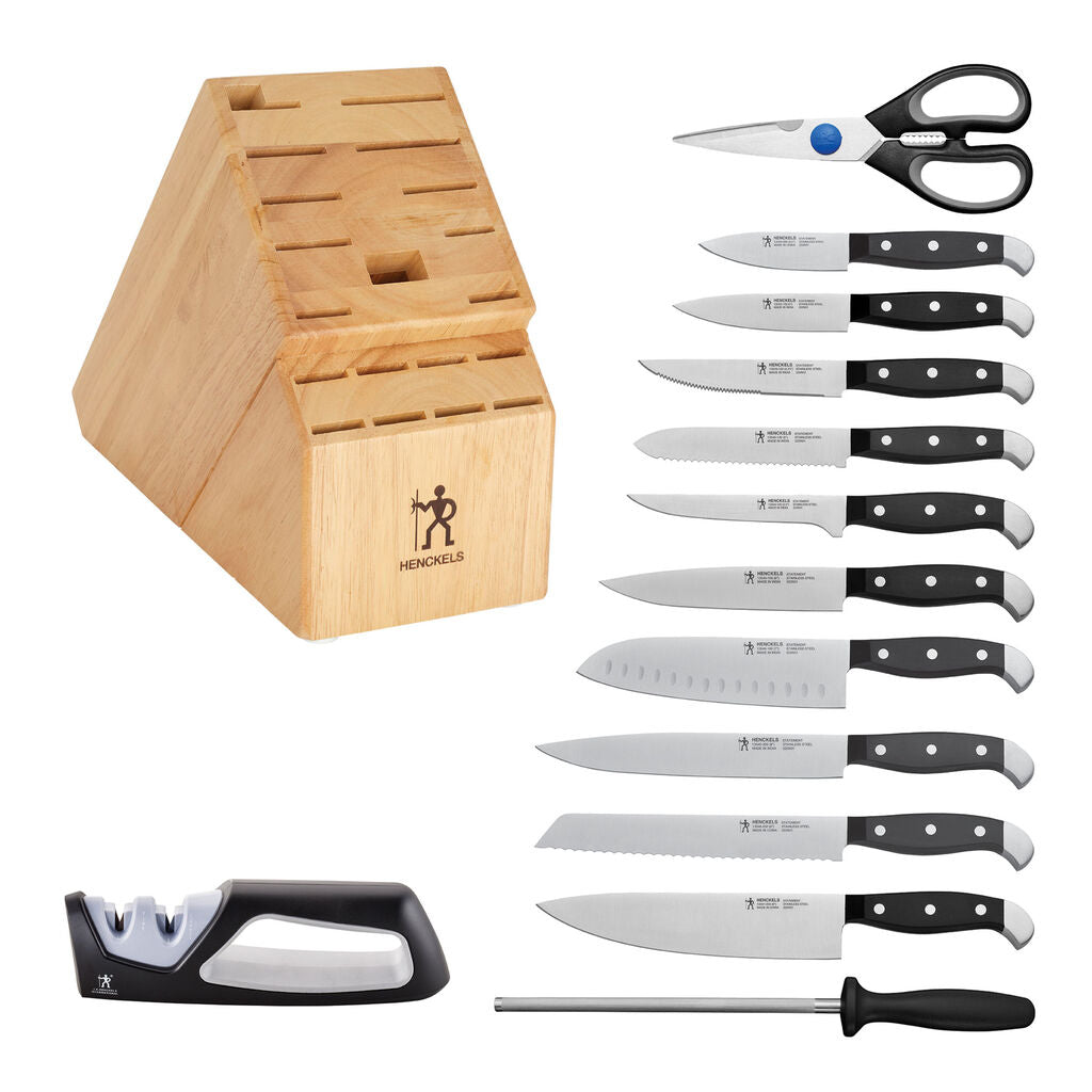 21-pc, Knife Block Set w/Bonus Sharpener