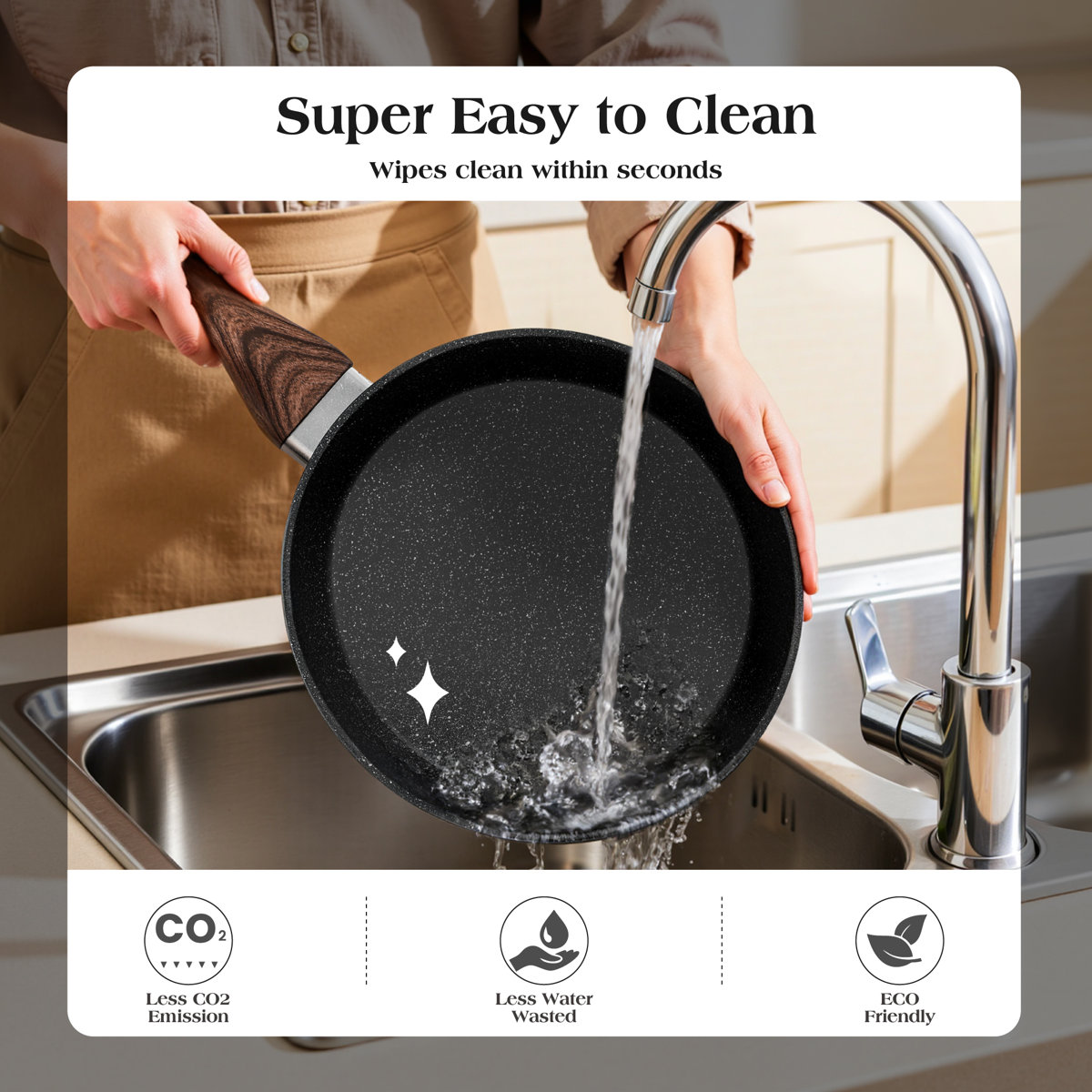 12 Piece Black Hammered Granite Nonstick Kitchen Cookware Induction Pots And Pans Sets