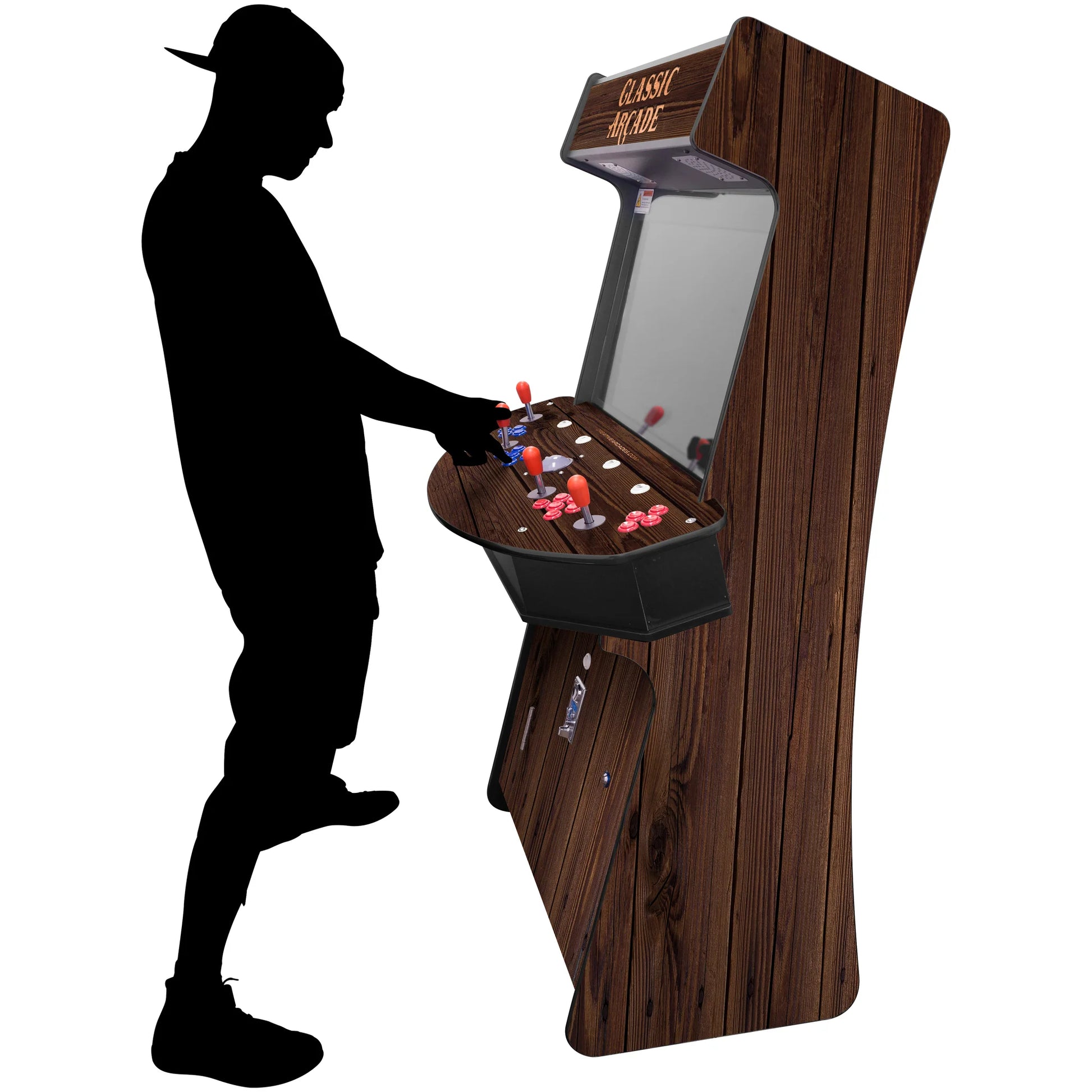4P Slim Stand Up Arcade Machine