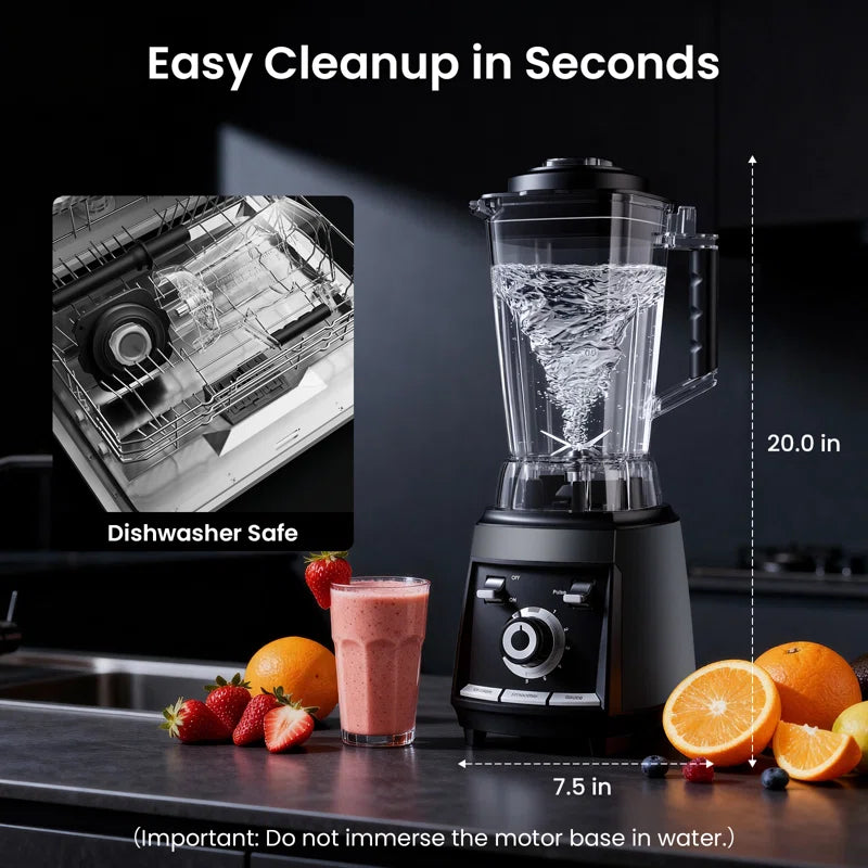 1800W Professional High-Speed Blender – 68Oz BPA-Free Pitcher, Ice Crushing，Ice And Frozen Fruit