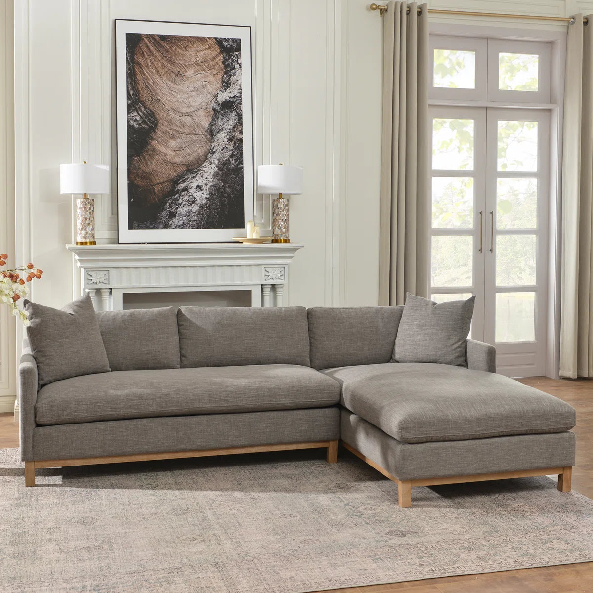 Cami 2 - Piece Upholstered Chaise Sectional