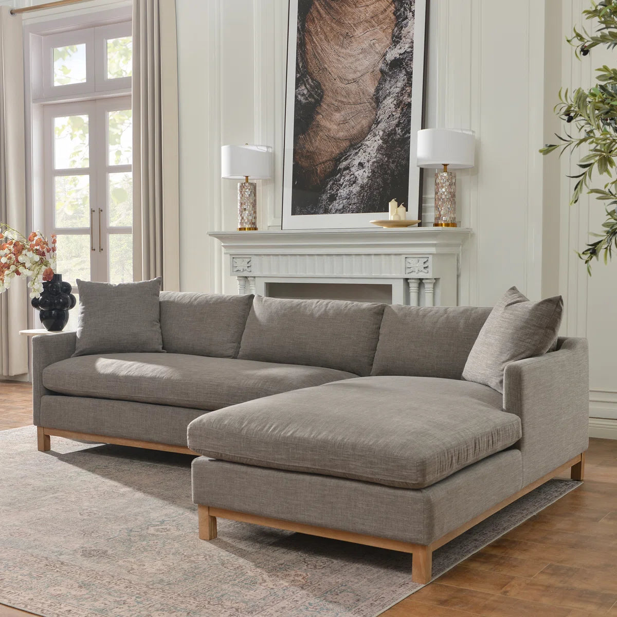 Cami 2 - Piece Upholstered Chaise Sectional