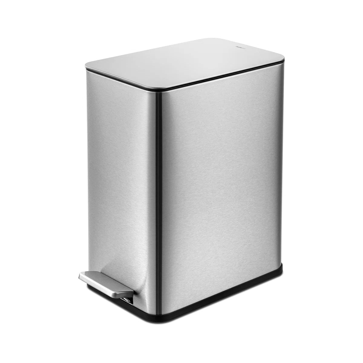 2.6 Gallon Stainless Steel Rectangular Step On Bathroom Trash Can