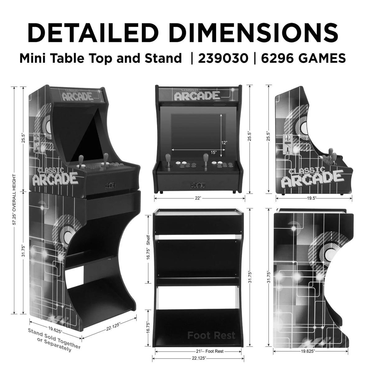 Expensive Mini Arcade 2P Mini Arcade Machine - 19