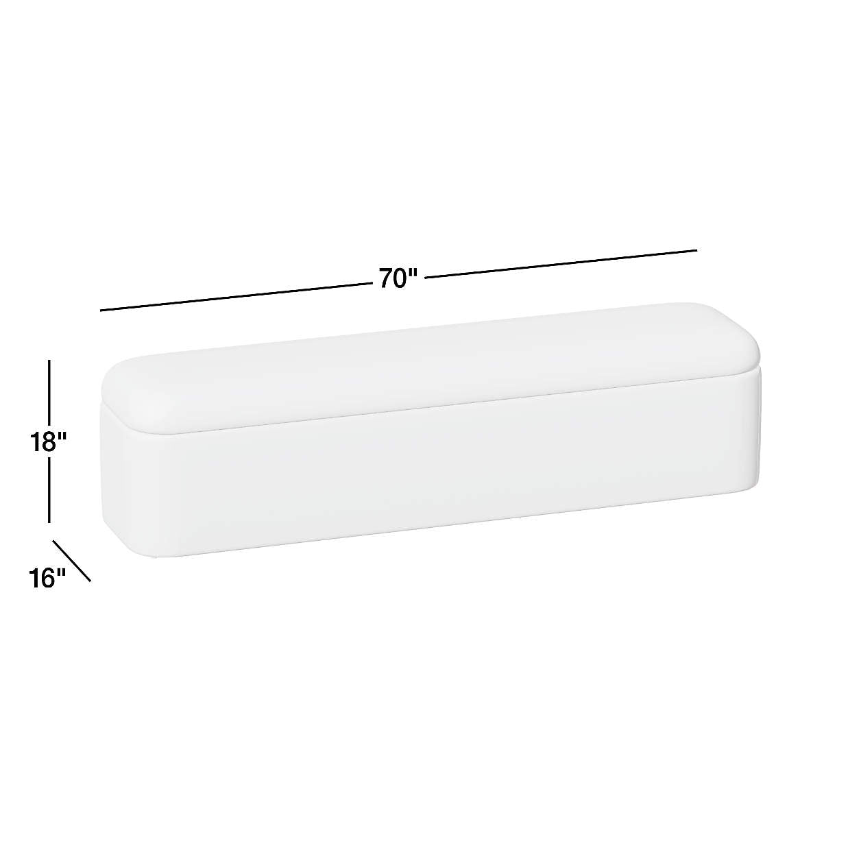 Anneli 54" Upholstered Storage Bench