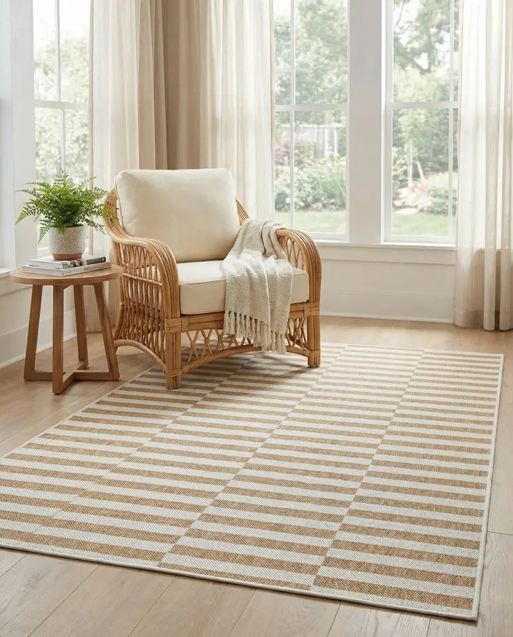 Washable Ribbon Indoor / Outdoor Rug