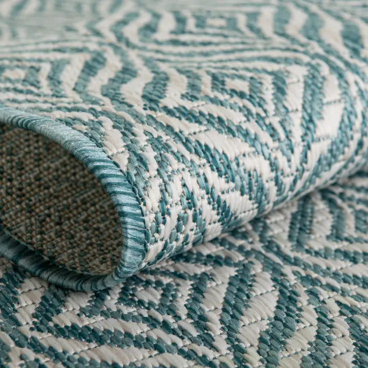 Washable Lattice Indoor / Outdoor Rug
