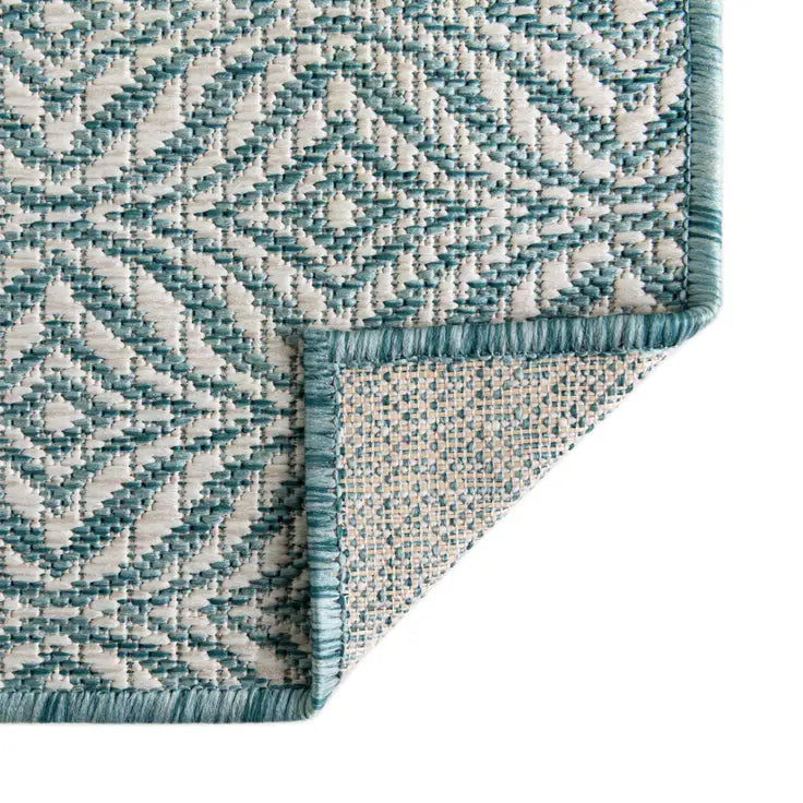Washable Lattice Indoor / Outdoor Rug