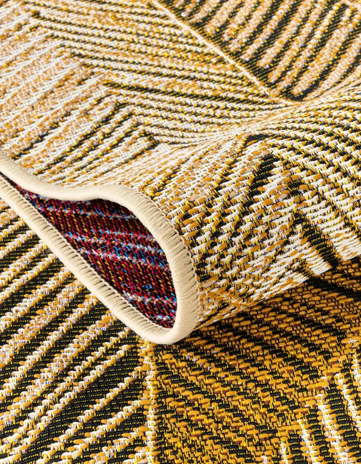 Washable Botanical Indoor / Outdoor Rug