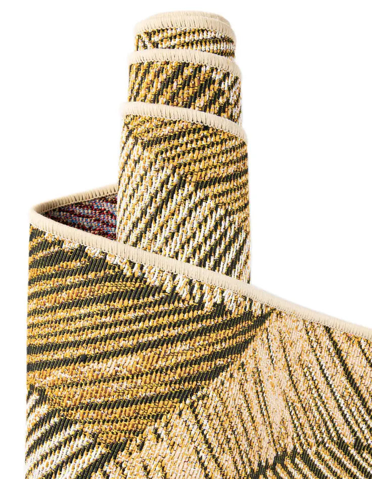 Washable Botanical Indoor / Outdoor Rug