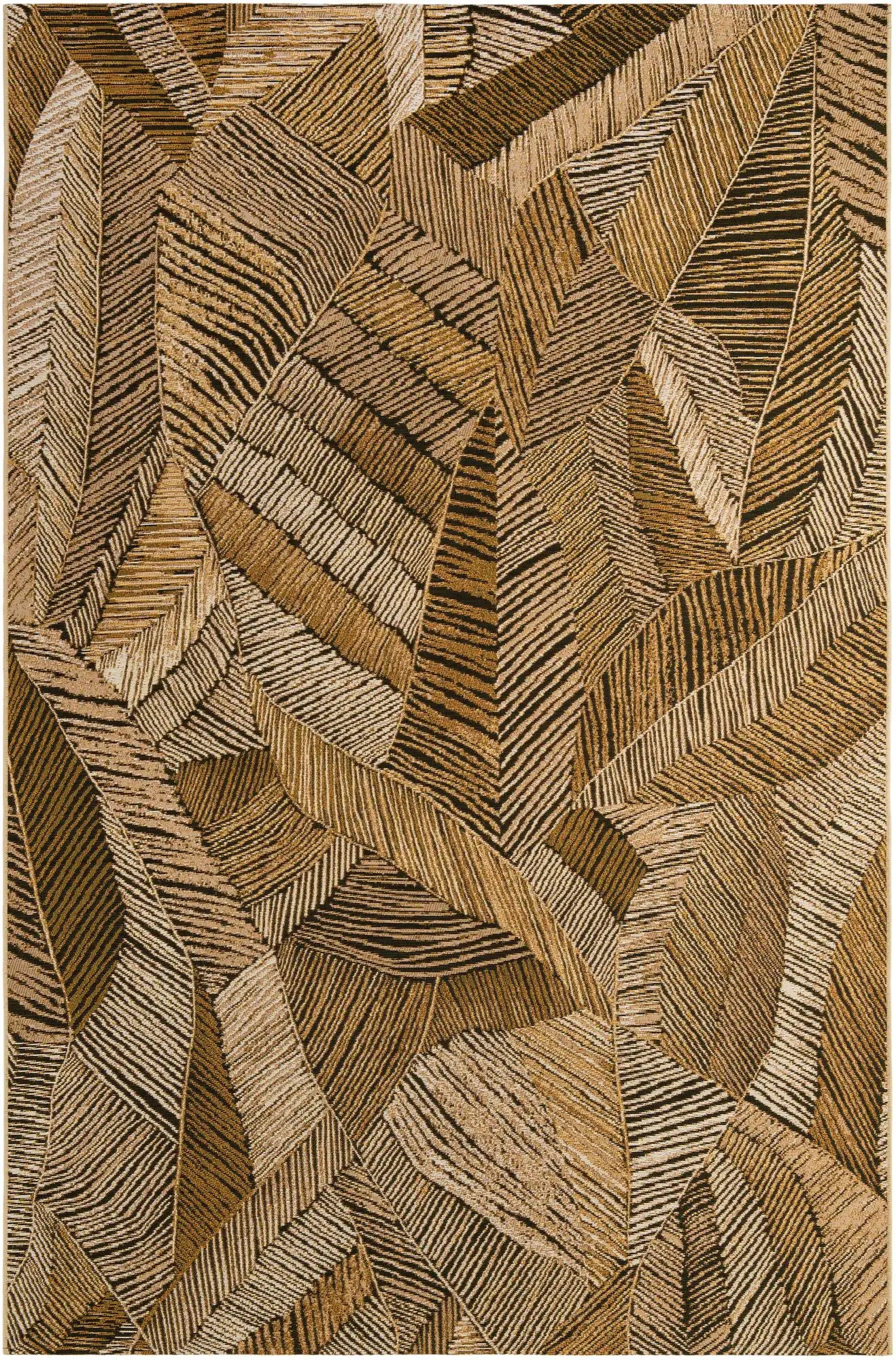 Washable Botanical Indoor / Outdoor Rug