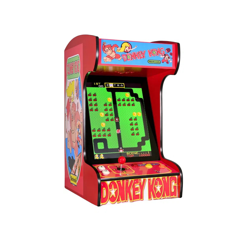 412 Classic Retro Games Tabletop Arcade Machine by Doc and Pies Arcade Factory (Red)