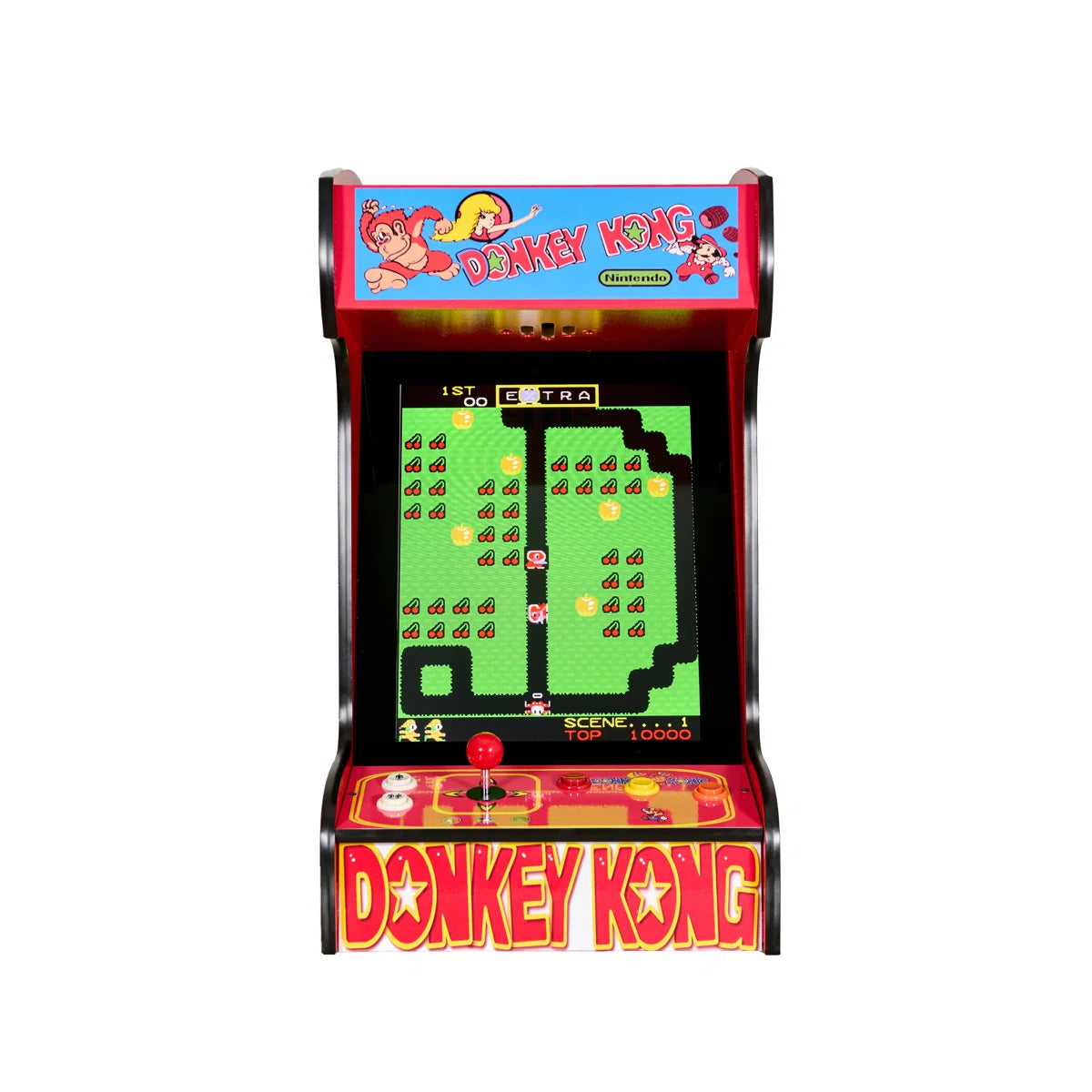 412 Classic Retro Games Tabletop Arcade Machine by Doc and Pies Arcade Factory (Red)