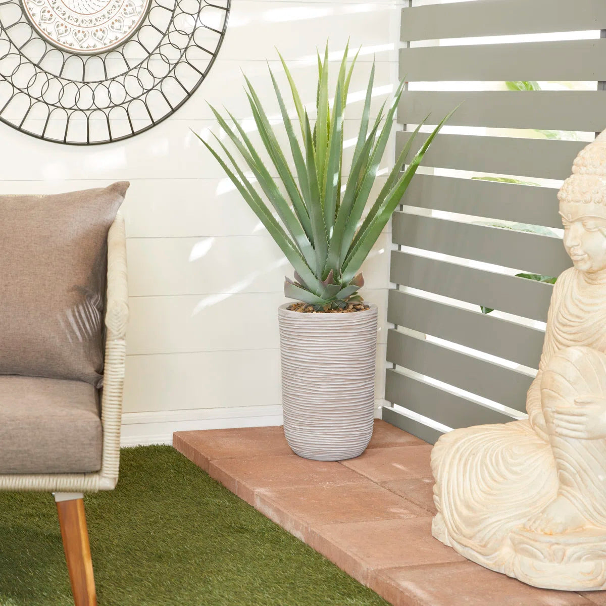 41'' Faux Agave Plant in Pot