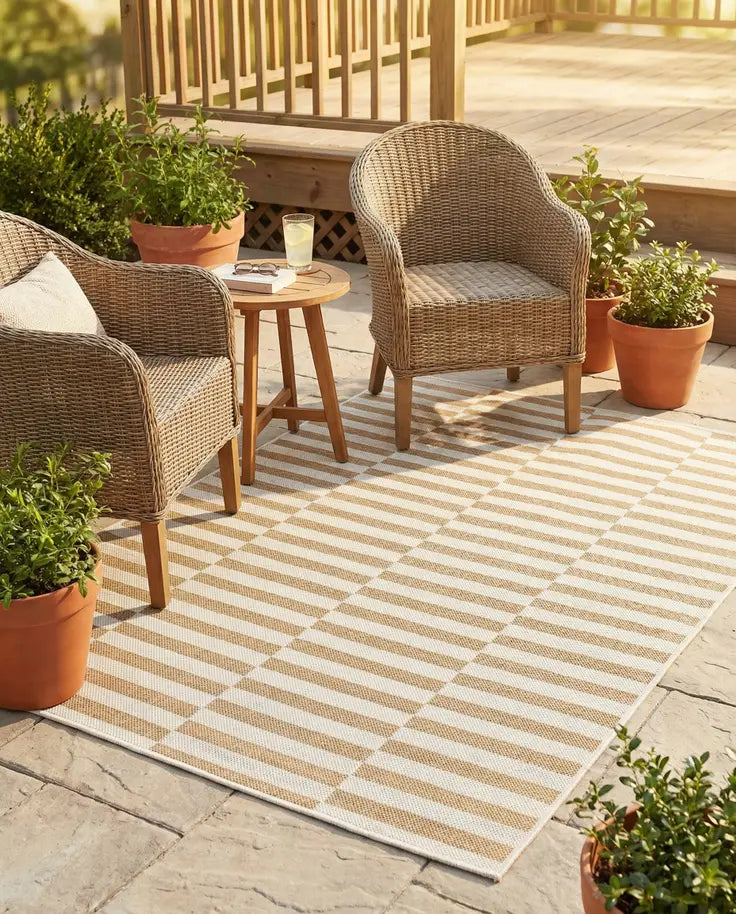 Washable Ribbon Indoor / Outdoor Rug