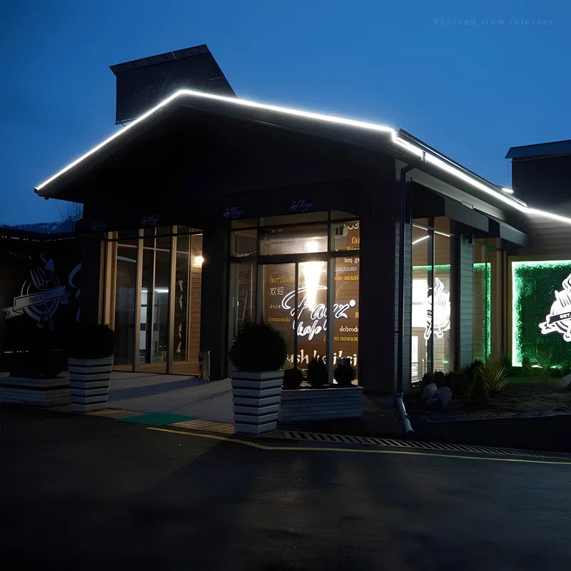 50FT LED Rope Lights Outdoor, IP67 Waterproof, AC 120V LED Strip Lights, UL Plug&Play