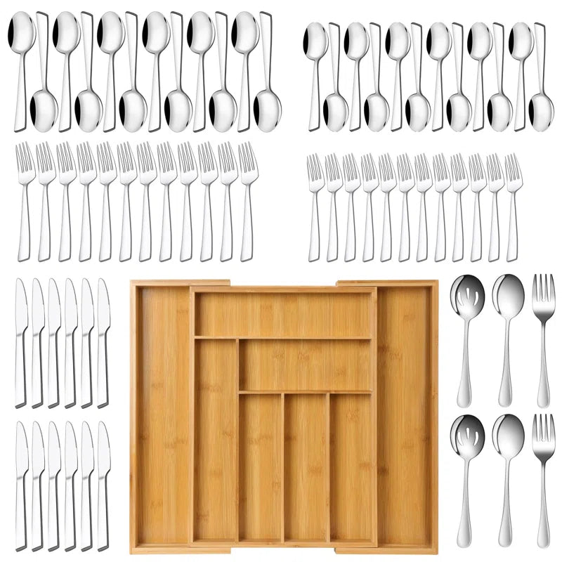 67-Piece Flatware Set