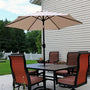 Allport 7.5' Market Patio Umbrella with Tilt and Crank
