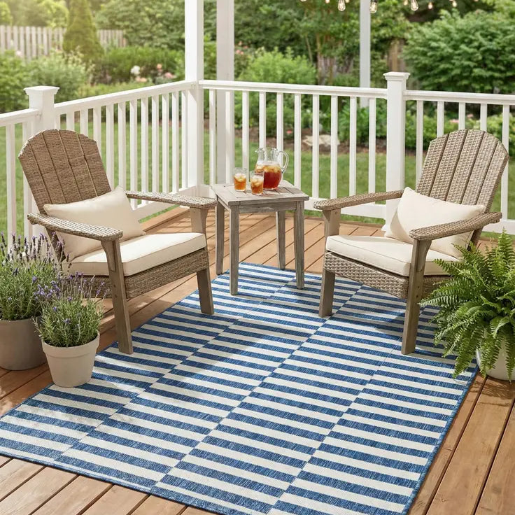 Washable Ribbon Indoor / Outdoor Rug