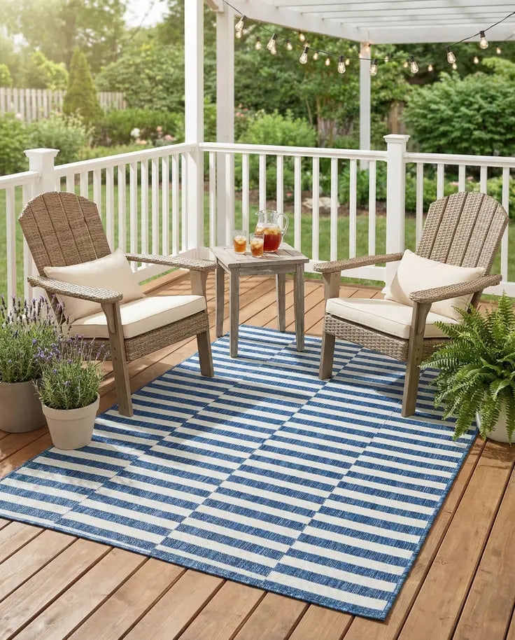 Washable Ribbon Indoor / Outdoor Rug