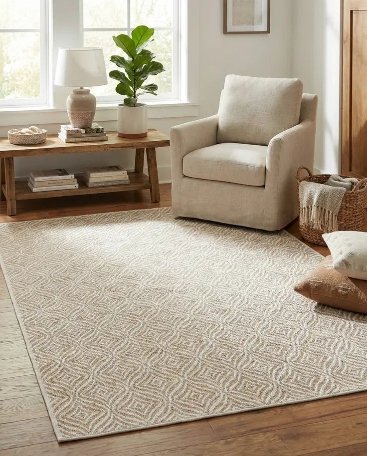 Washable Lattice Indoor / Outdoor Rug