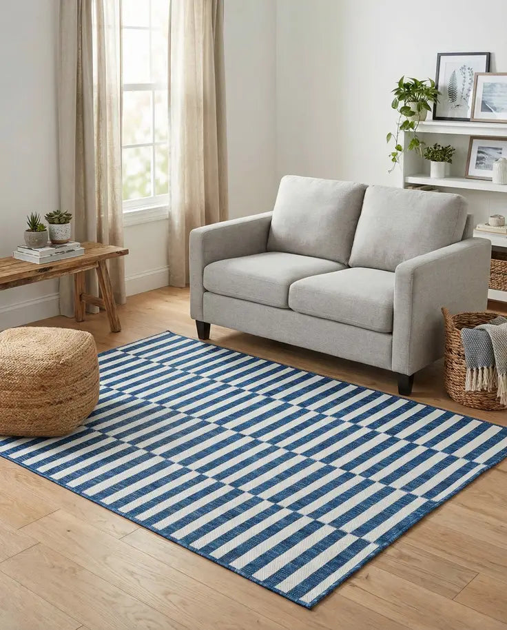 Washable Ribbon Indoor / Outdoor Rug