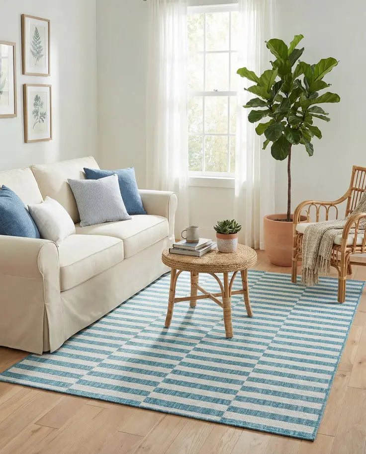Washable Ribbon Indoor / Outdoor Rug