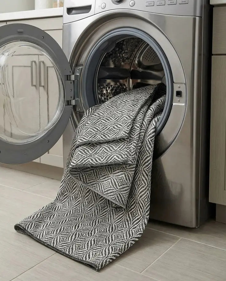 Washable Lattice Indoor / Outdoor Rug