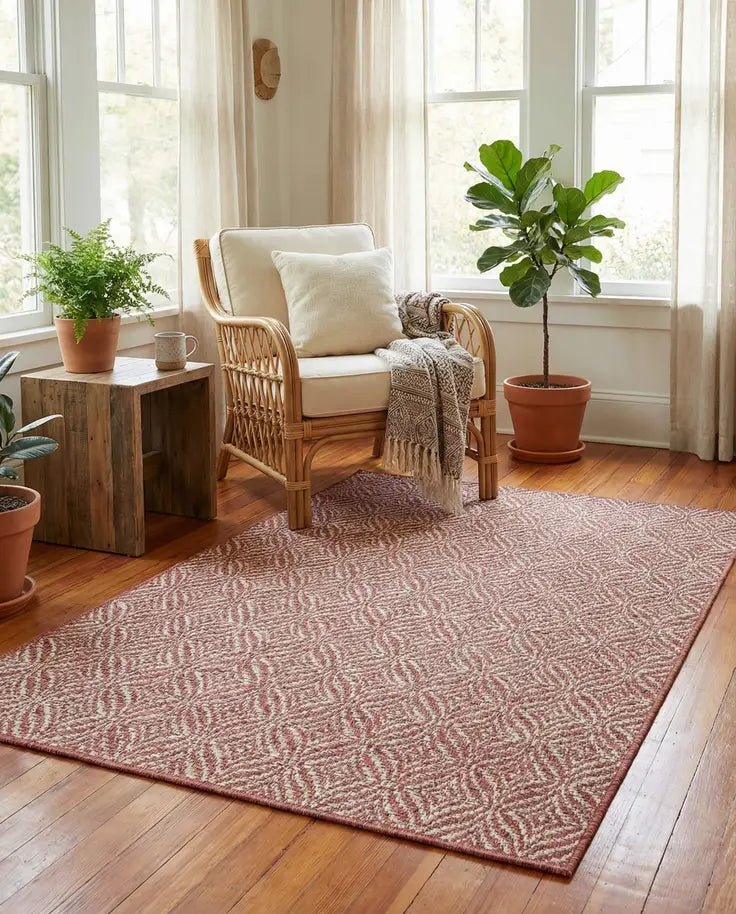 Washable Lattice Indoor / Outdoor Rug