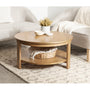 Aamnah Prayash Tiered Round Living Room Coffee Table