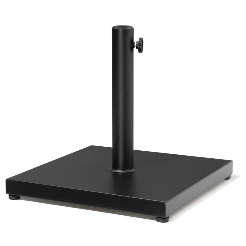 Agosto 40 Lb. Concrete Free Standing Umbrella Base, Black