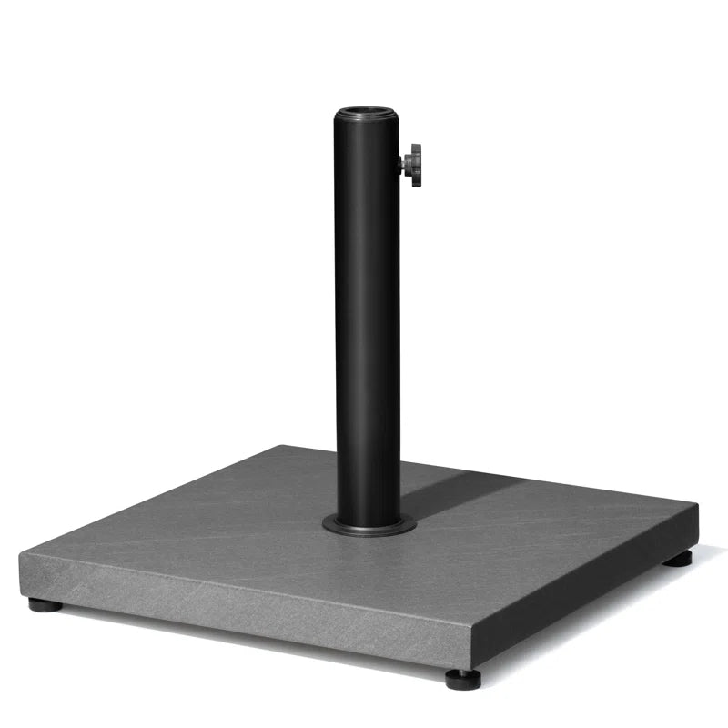 Agosto 40 Lb. Concrete Free Standing Umbrella Base, Black
