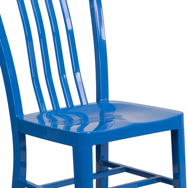 Akins Indoor/Outdoor Commercial Grade Metal Modern Dining Chairs by Flash Furniture (Set of 2)
