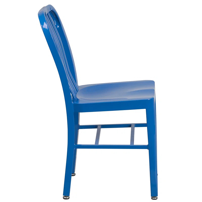 Akins Indoor/Outdoor Commercial Grade Metal Modern Dining Chairs by Flash Furniture (Set of 2)