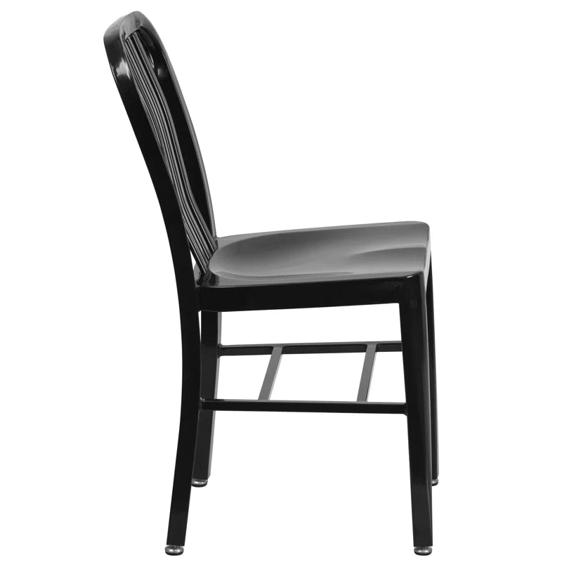 Akins Indoor/Outdoor Commercial Grade Metal Modern Dining Chairs by Flash Furniture (Set of 2)