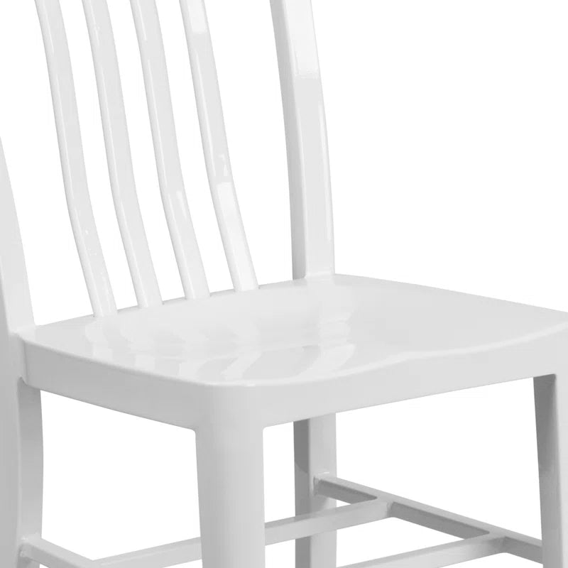 Akins Indoor/Outdoor Commercial Grade Metal Modern Dining Chairs by Flash Furniture (Set of 2)