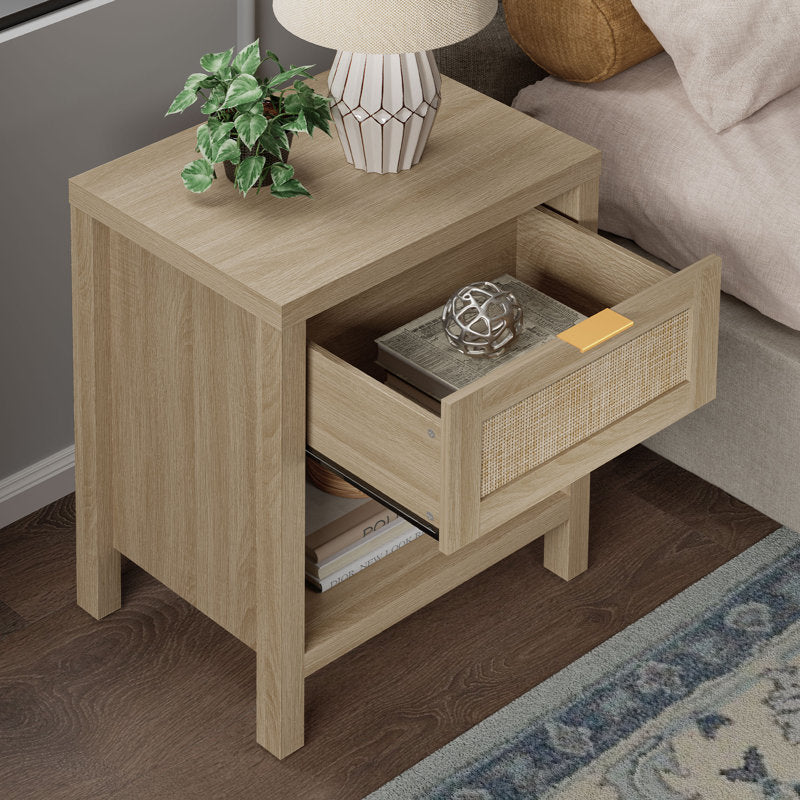 Alayha 19.7'' W Nightstand (Set of 2)