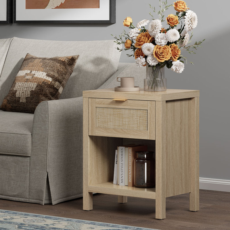 Alayha 19.7'' W Nightstand (Set of 2)