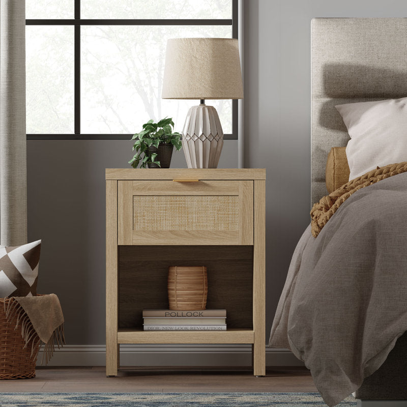 Alayha 19.7'' W Nightstand (Set of 2)