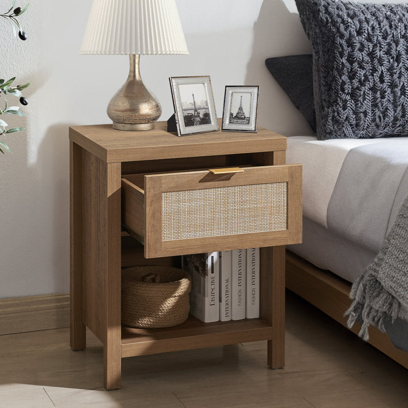 Alayha 19.7'' W Nightstand (Set of 2)