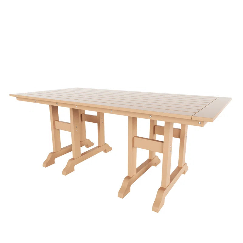 Aleera 6 - Person Patio Dining Set with Rectangular Table