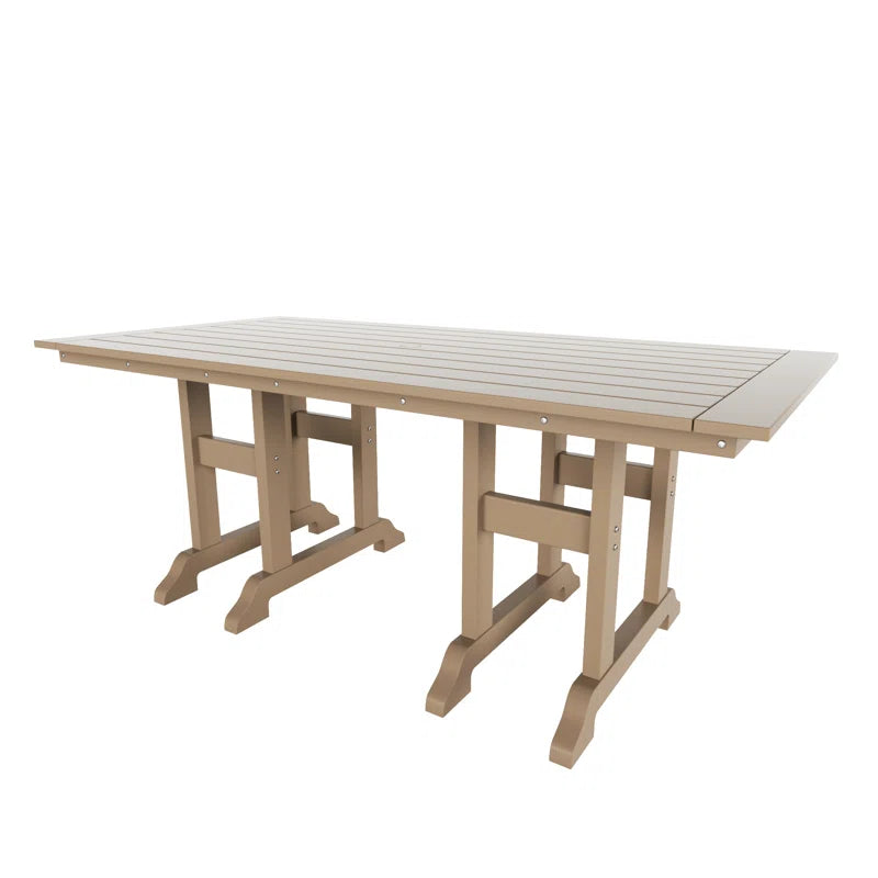 Aleera 6 - Person Patio Dining Set with Rectangular Table