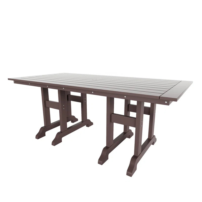 Aleera 6 - Person Patio Dining Set with Rectangular Table