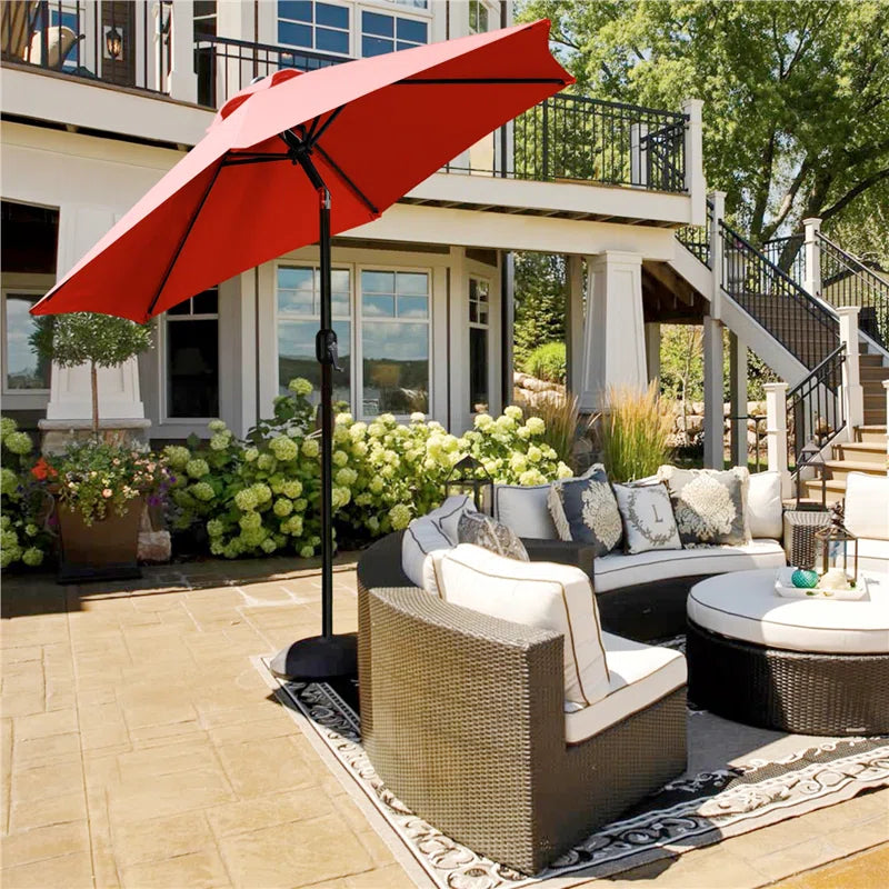 Allport 7.5' Market Patio Umbrella with Tilt and Crank