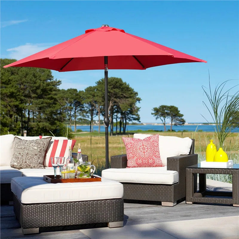 Allport 7.5' Market Patio Umbrella with Tilt and Crank