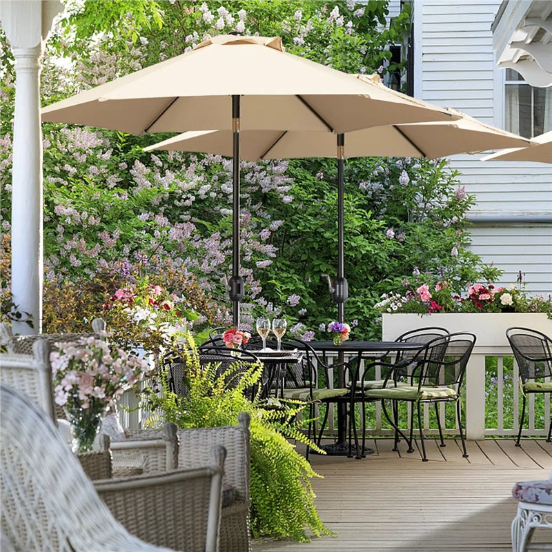 Allport 7.5' Market Patio Umbrella with Tilt and Crank
