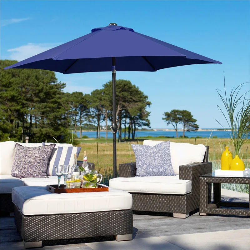 Allport 7.5' Market Patio Umbrella with Tilt and Crank