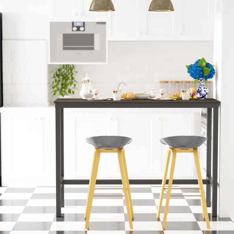 Amner Metal Base Dining Table