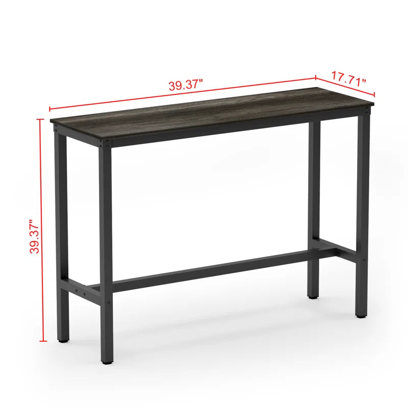 Amner Metal Base Dining Table